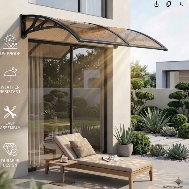 Plastic steel awning, outdoor rainproof eaves, sunshade for windows, balcony sunshade, simple rain shield, sun shelter Plastic steel awning, outdoor rainproof eaves, sunshade for windows, balcony sunshade, simple rain shield, sun shelter