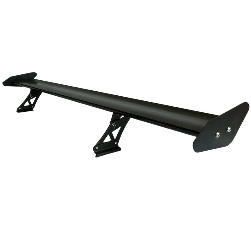 Universal Car Rear Wing for Sedan, No-Drill Aluminum Alloy Clip-On Modified Spoiler Wing Decoration
