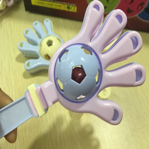 Large-Sized Children's Soccer Hand-Shake Bell: Kindergarten Gift, Parent-Child Interactive Toy, Soccer Bell, and Cheerleading Prop