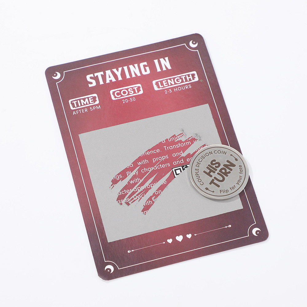 Love Adventure Couple Scratch Card Party Game Date Night Gift_voghion.com