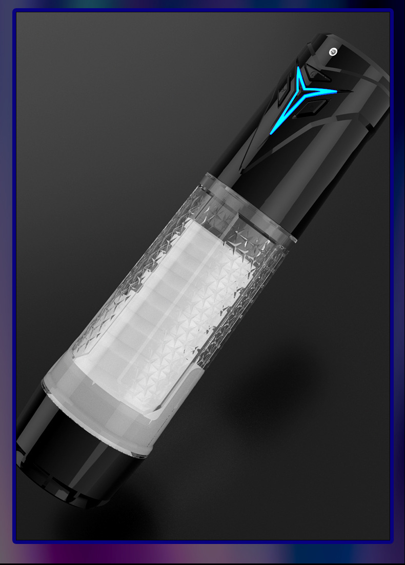 Automatic Telescoping Male Masturbator with Suction Pump, Electric ABS+TPE Device — detail image 26