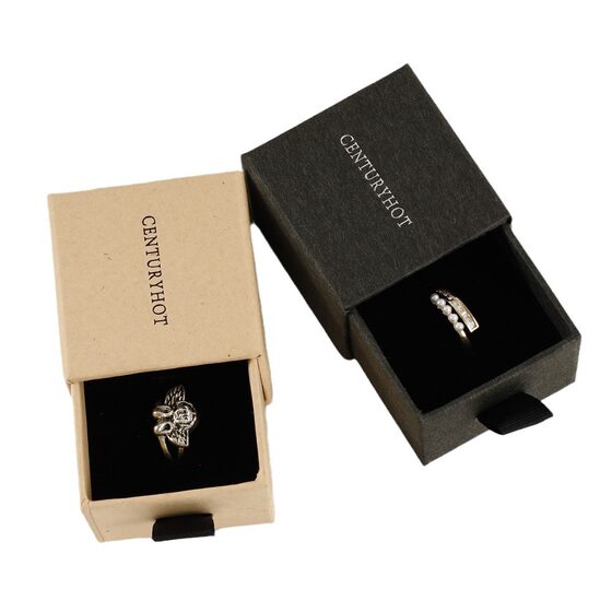 Fuchen Fashion Jewelry Box Jewelry Jewelry Box Drawer Box Necklace Ring Pendant Storage Box