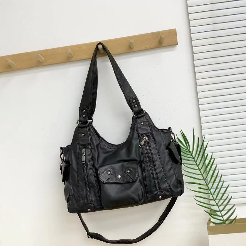 Cross - Border Special for Women 's retro Washing Y2K spicy Girl Locomotive pack de gran capacidad Japan and Korea Fashion Pocket single Pocket Pack