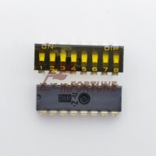 NDIR-08H-T-V ֱ��2.54mm�����ܷ� 8λDIP�������뿪�� NDIRϵ��