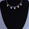 Fashionable three dimensional necklace hip-hop style with tassels, European style