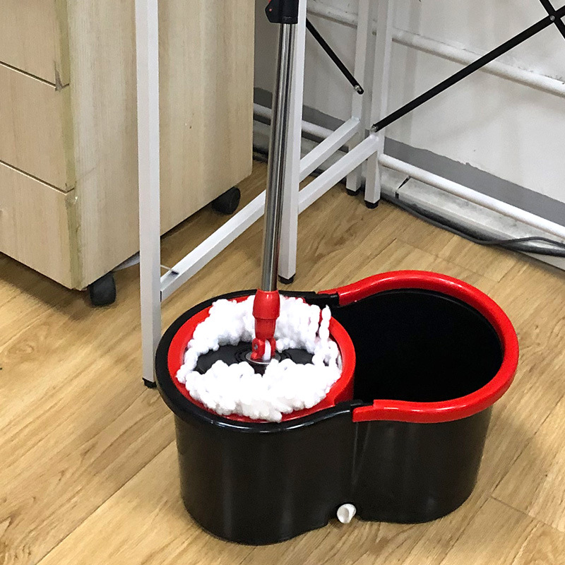 Fregona giratoria manual, sin manos, tipo perezoso, cubo de presión, limpieza del piso, hogar