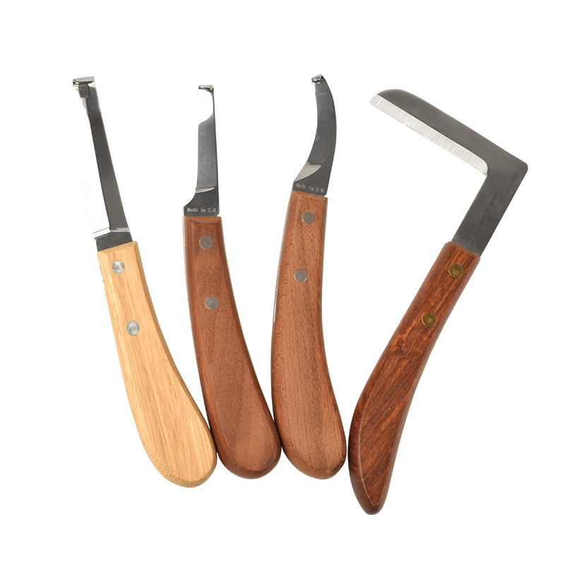 Cuchillo de reparación de pezuñas Cuchillo recto de vaca Cuchillo cimitarra izquierda y derecha Tipo de exportación Herramientas de reparación de pezuñas Cría de ganado