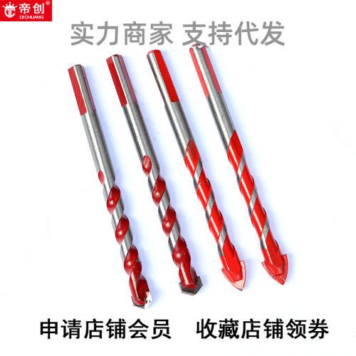 Manufacturer wholesale Dichuang twist drill wall ceramic drilling glass cement wood drilling overlord triangle drill bit