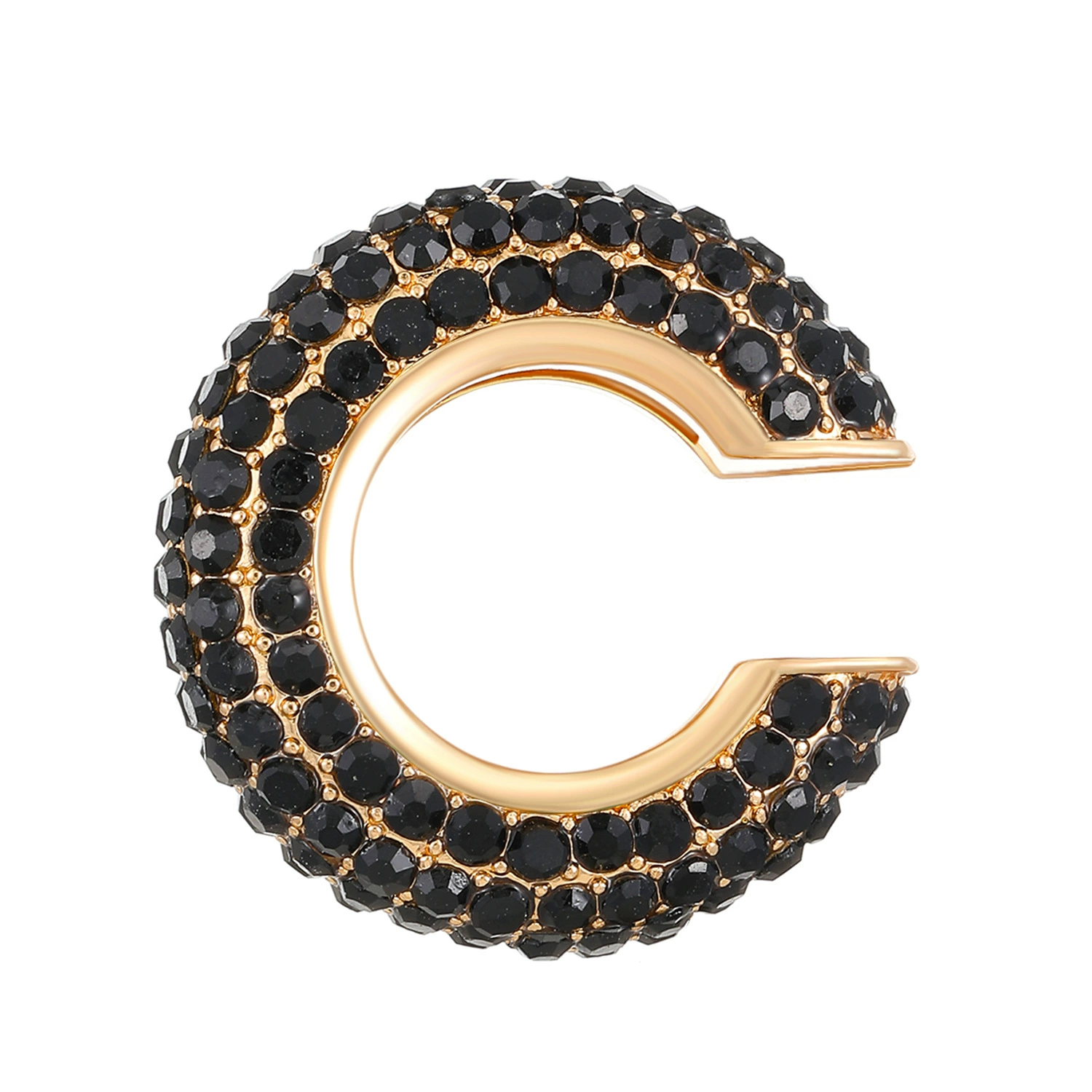 Retro fashionable nail sequins, earrings, trend ear clips, European style, simple and elegant design, no pierced ears
