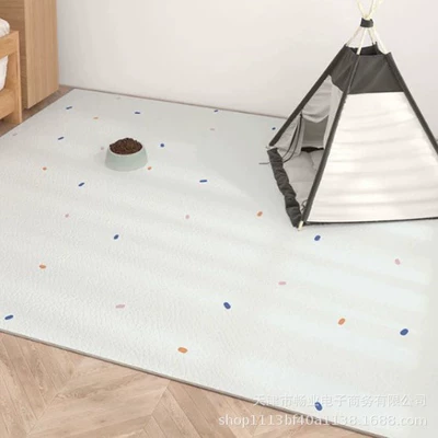 Pvc Mats, Kitchen Carpets, Stain-Resistant | Avtomobil döşəmə paspasları - colorful-dots-pvc-customized-items-non-refundable-and-non-exchangeable