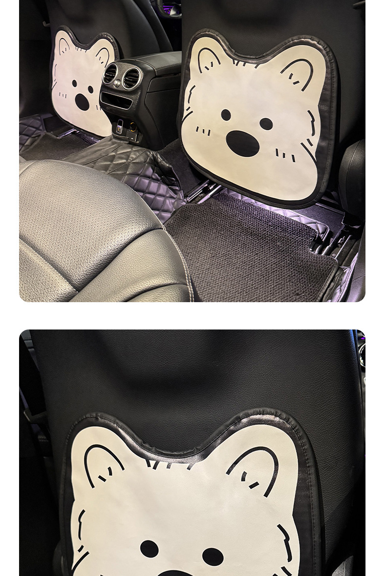 Simple West Highland Car Seat Back Anti-Kick Pad Child Protection