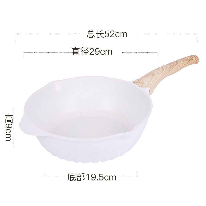 Moderno simple casero antiadherente dos piezas juego de paneles conjunto de regalos de reunión anual al por mayor práctica caja de regalo de cocina de cocina