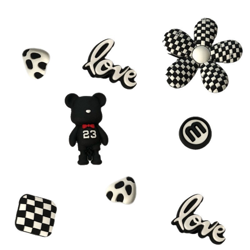 큰 체크무늬 꽃