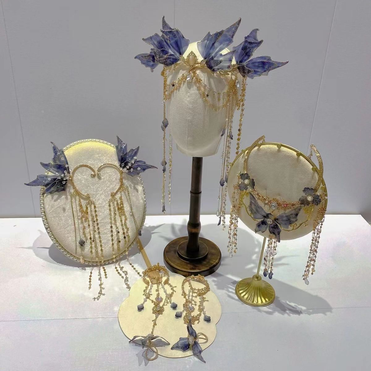 Butterfly Western Region Princess Hair Crown Hairpin Photo Beautiful Style Hair Accessories Dress Accessories Ancient Chinese Clothing Headwear