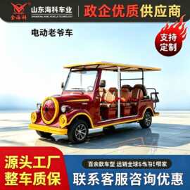 电动游乐园观光小火车旅游景点游客观光电瓶车4-11人座校园老爷车