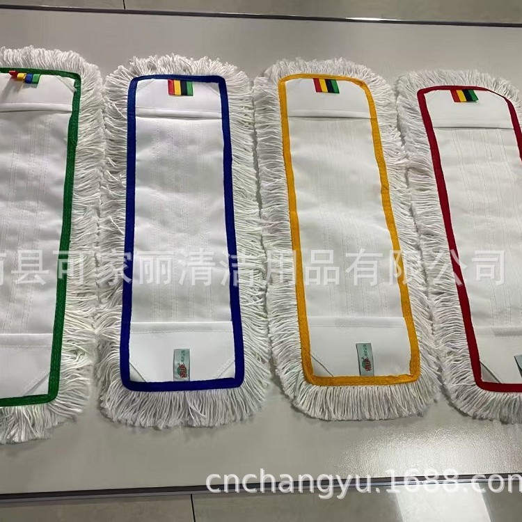 供应夹式高档拖把头平拖医用拖把头mop尘推拖把罩物业保洁专用拖