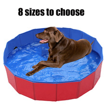 Foldable Dog Pool Pet Bath Swimming Tub Bathtub Outdoor跨境