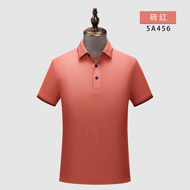 Anticuerpo desodorante 5A antibacteriano anti-ácaros manga corta solapa ropa de trabajo camisa cultural publicidad camisa polo algodón camiseta personalización