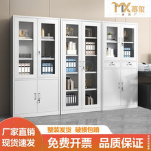 会计凭证柜钢制文件资料档案柜办公室带锁铁皮书柜落地储物柜柜子