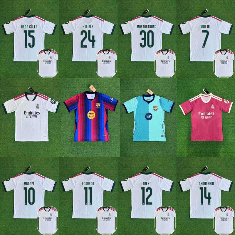 26/27 La Liga Club Jerseys Real Madrid Barcelona Atletico Madrid Betis Champions League Star Shirts Football Uniforms 26/27 La Liga Club Jerseys Real Madrid Barcelona Atletico Madrid Betis Champions League Star Shirts Football Uniforms