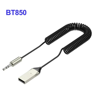 USB Metal Bluetooth Adapter Bluetooth Receiver BT850 Cross-border Explosion AUX Car Receiver 5.4 Receiver (Bluetooth Hands-free dəstləri) - bag-bt850