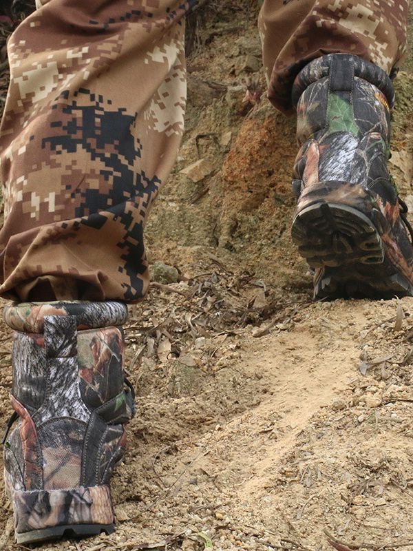Fábrica de botas de combate al aire libre de otoño y invierno, botas tácticas altas y altas, botas de arena para hombres y mujeres image 4