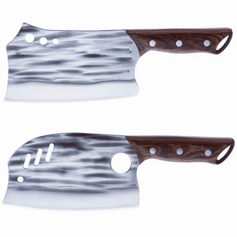 Dolphin knife Longquan kitchen knife house cutting knife slice knife forging knife chef special knife carbon steel rivers and lake floor stall knife