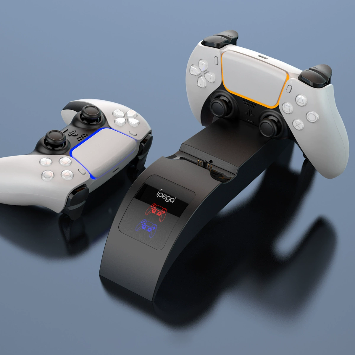 PS5 Rainbow Bridge Double Charging PS5 беспроводная ручка сидение PS5 игровая ручка двойной посадочной станции с подсветкой LED PG-P5016