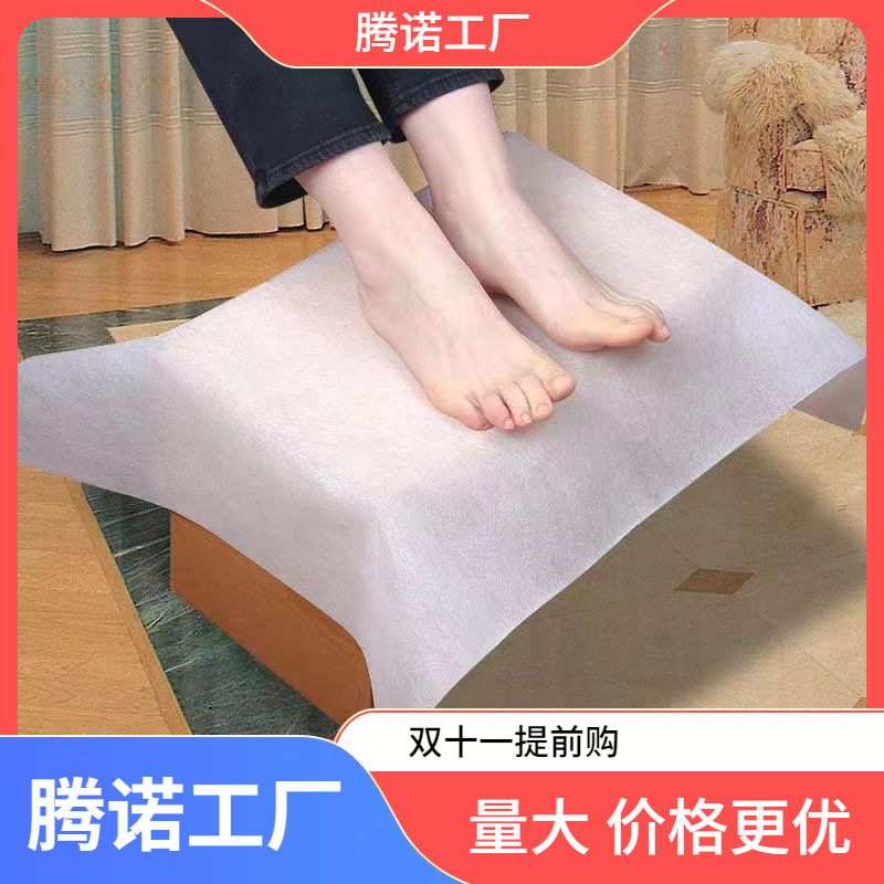 Thickened disposable waterproof oil-proof pedicure pad towel towel beauty salon non-woven pillow towel nail pedicure stool tissue