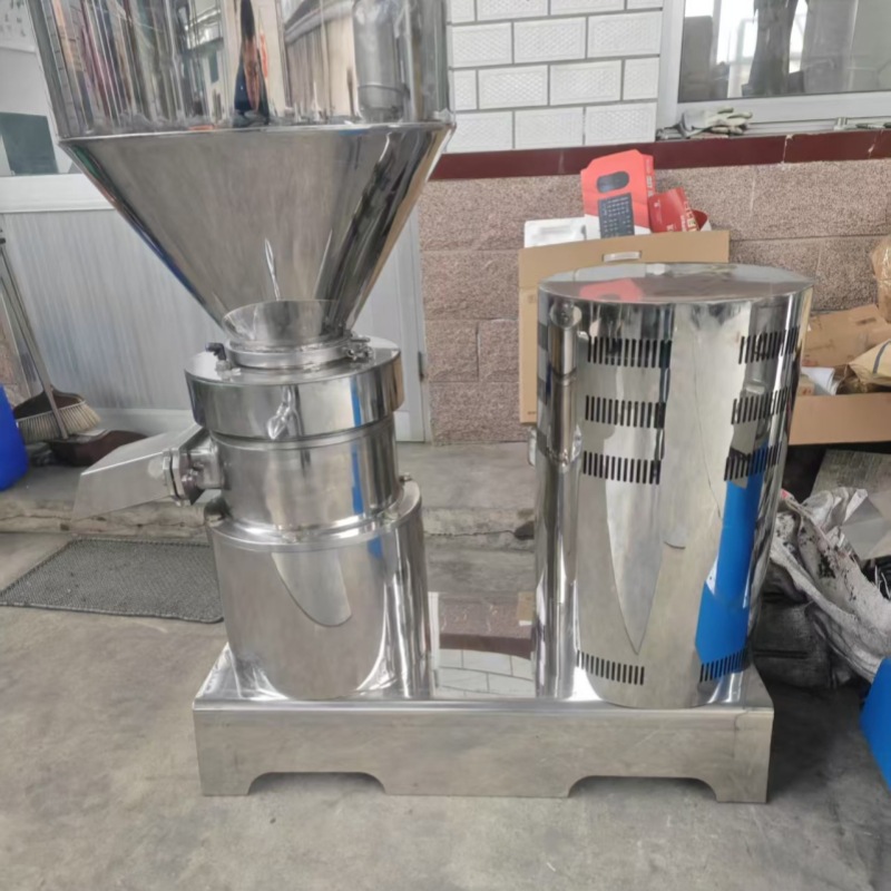 胶体磨不锈钢小型米糊芝麻辣椒花生酱研磨机磨酱机骨泥机磨浆机