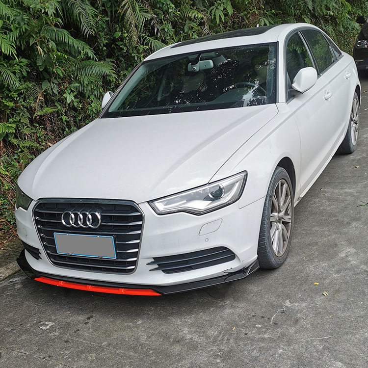 Suitable for Old Audi A3 A4L A6 Q3 Front Shovel Front Lip Spoiler Size Surround Modification and Decoration Anti-Collision
