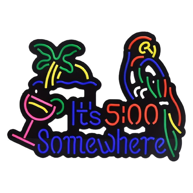 Amazon трансграничная электронная коммерция неоновый свет на заказ светящаяся световая вывеска английская буква узор рекламный щит атмосфера декоративный свет