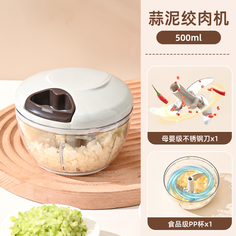 Arteque de ajo, removedor de ajo manual, mini machacador de ajo de cocina, machacador de ajo, cerdo con ajo, suplemento alimenticio, máquina de cocción pequeña