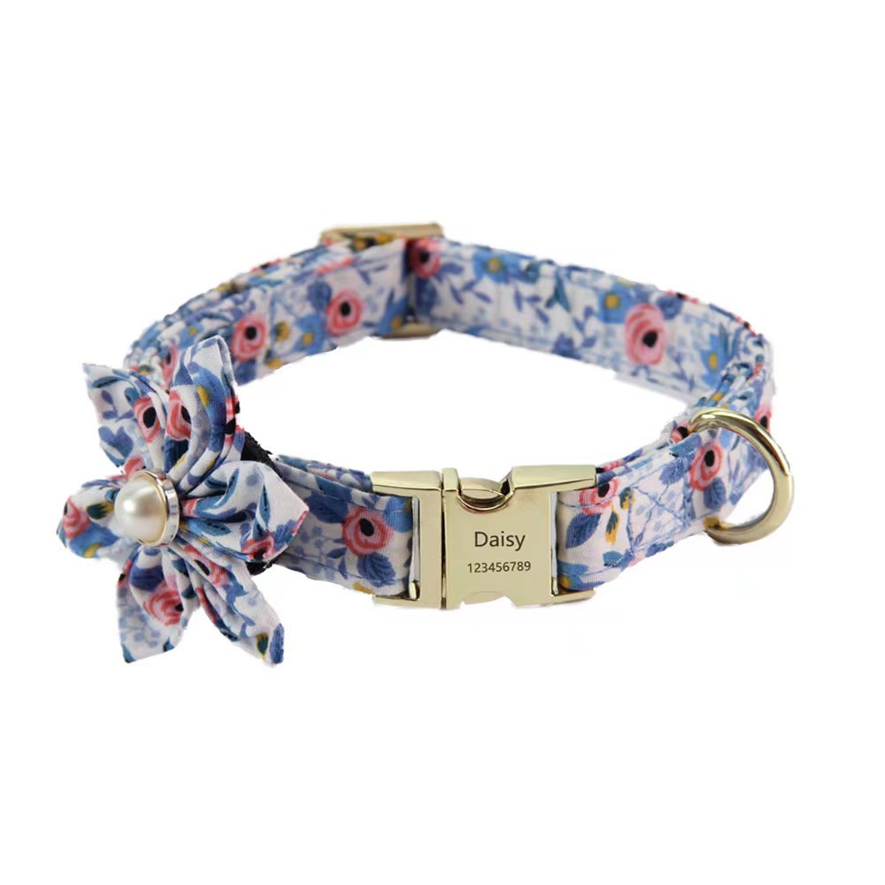 Color Block Pattern All Seasons Season Simple Style Classic Style Cotton Color Block Pet Collar