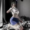1241 blue and white (no socks)