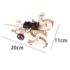 Creative DIY Gecko Robot Science Craft Kit for Kids - Fun Experiment Invention Material Pack