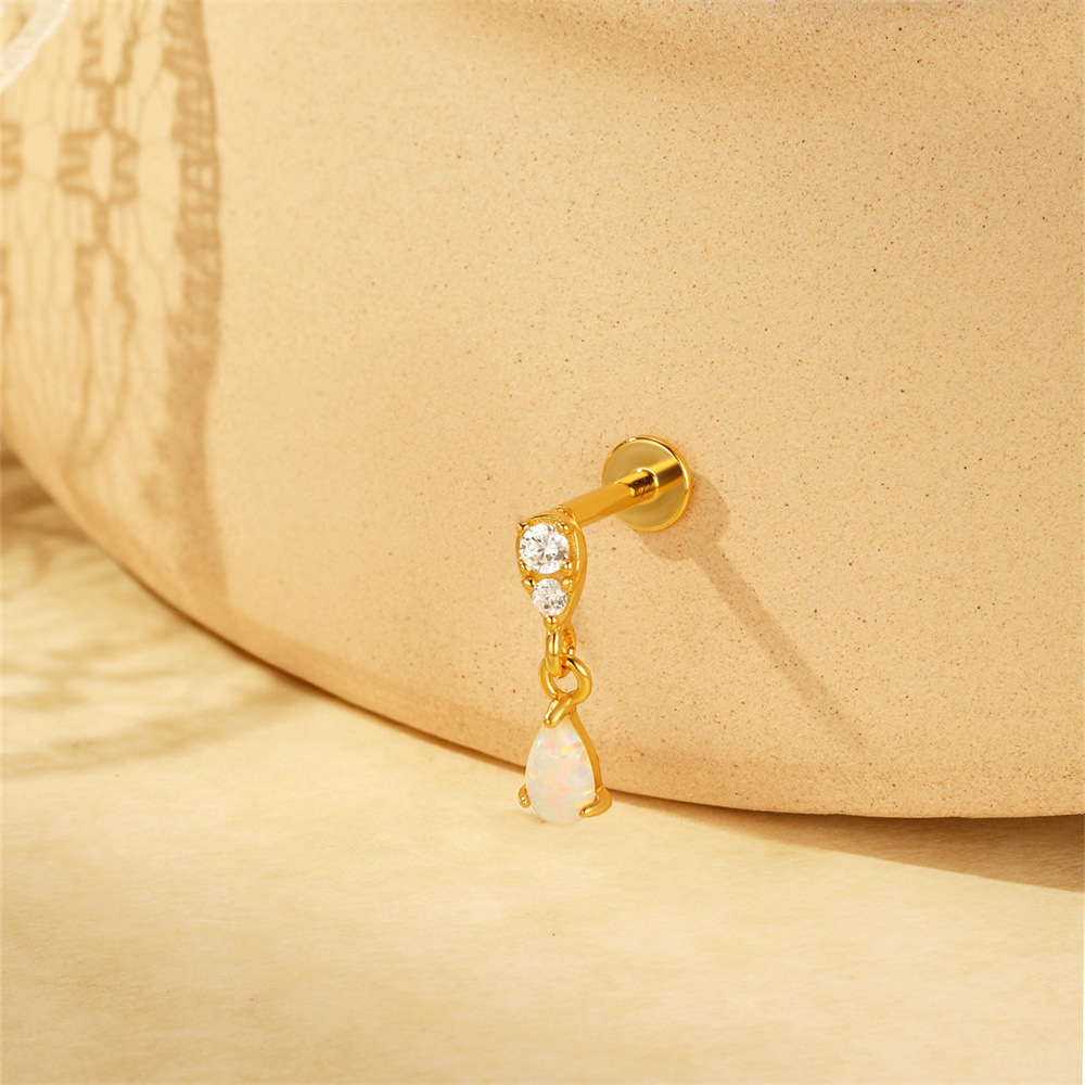 2g Weight Zircon Inlay Material Ear Studs Classification Ear Cartilage Rings & Studs Piercing Type 1 Piece Quantity Daily Occasion 925 Sterling Silver Material Geometric Pattern All Seasons Season Unisex Gender Simple Style Style 1 Piece Ear Cartilage Rings & Studs Simple Style Geometric 925 Sterling Silver Zircon Ear Cartilage Rings & Studs 22