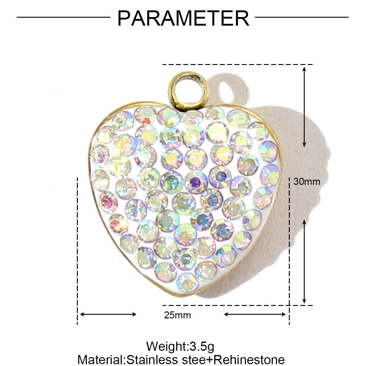 4g Weight Pendant Jewelry Making Type 5 PCS/Package Quantity 304 Stainless Steel Material Star Pattern Vacation, Classic Style Style Inlay Craft 5 PCS/Package Titanium Steel Star Pendant DIY Ornament Accessories 7