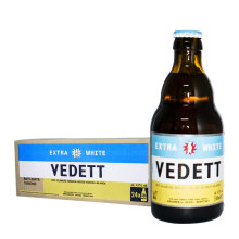 比利时白熊啤酒vedett小麦白啤酒白熊330ml 24瓶整箱