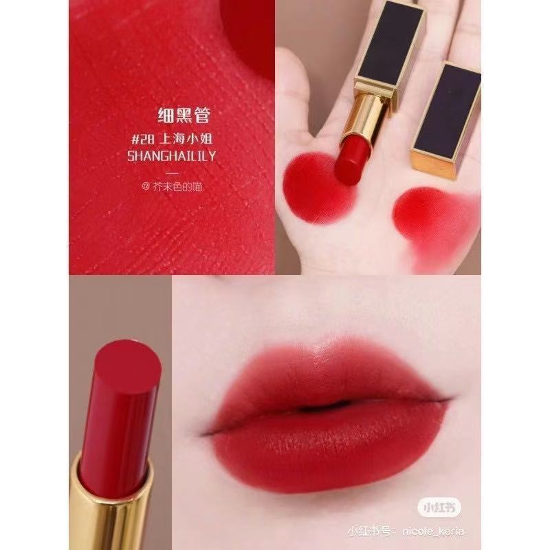 官方正品专柜TF口红黑管16奶油滋润哑光黑细管100哑光#15#80#06#|undefined