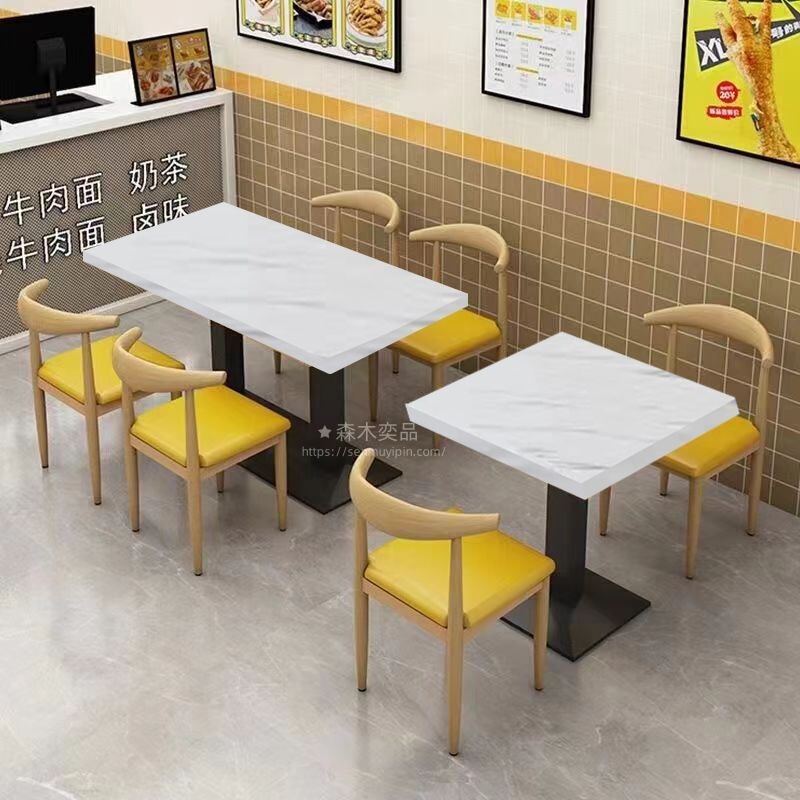 Snack Shop, Barbecue, Breakfast, Fast Food Dining, Dining Table and Chair Set, Milk Tea, Dessert Shop, Restaurant Table, Commercial Economical Type