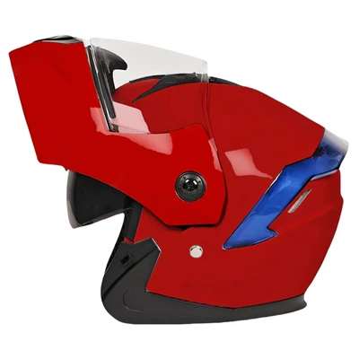 Safety Helmet, Motosiklet kaskı (dəbilqə) - 511-red