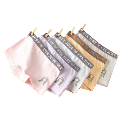 ETX JUST Girls Underwear Baby Cotton Class A Children's Boxer Briefs Middle School Students Leggings Manufacturer Wholesale