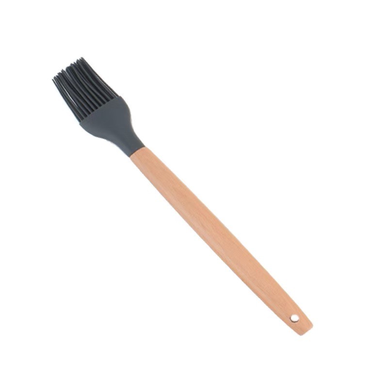 Cocina de silicona mango de madera 12 piezas conjunto de cocina de cocina de cocina antiadherente para hornear verduras fritas especiales