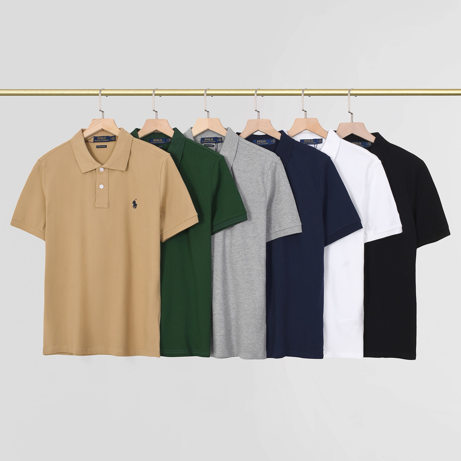 Ralph Lauren Klassik Kişi Qısaqol Polo Köynəyi