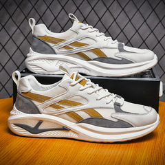 Spring and Autumn New Men's Sports Shoes Fashion Breathable Mesh Trendy Casual Shoes Student Running Shoes Wholesale Men's Shoes