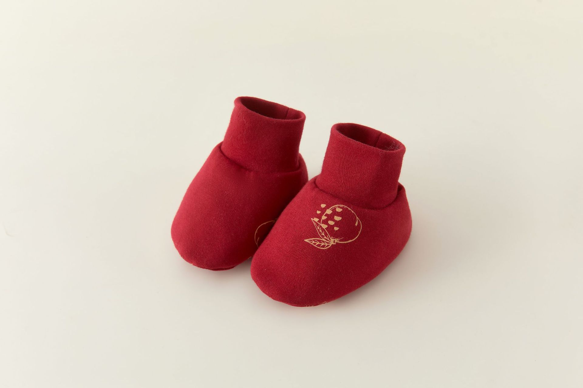 Red pomegranate socks