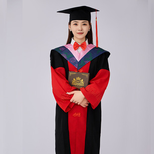 【高端款】博士服学位服大学生毕业礼服学位授予典礼拍照文理工-阿里巴巴