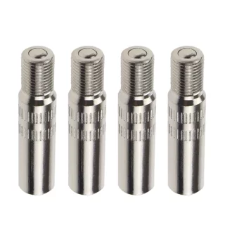 气门嘴延长帽 铜质镀镍充气延长杆 电动车摩托车小米充气嘴美式