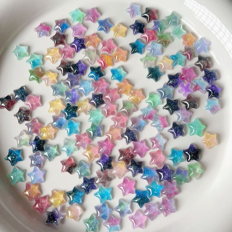 Cross-Border New Three-Color Luminous Five-Pointed Star Nail Art Accessories, Starry Sky Fine Glitter Stars, DIY Phone Case, Hairpin Accessories Cross-Border New Three-Color Luminous Five-Pointed Star Nail Art Accessories, Starry Sky Fine Glitter Stars, DIY Phone Case, Hairpin Accessories